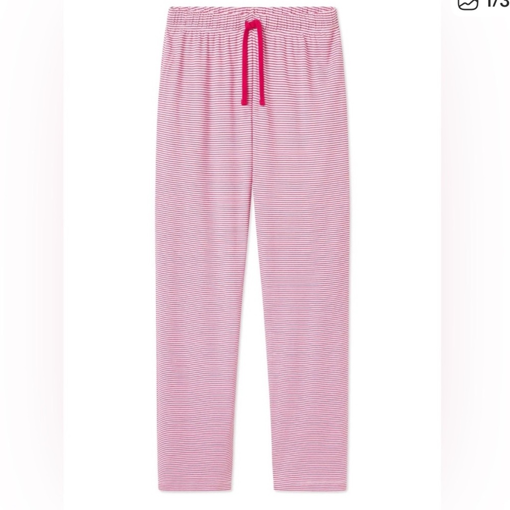 LAKE Pajamas Men’s Red Striped Pajama Pants – Size XL